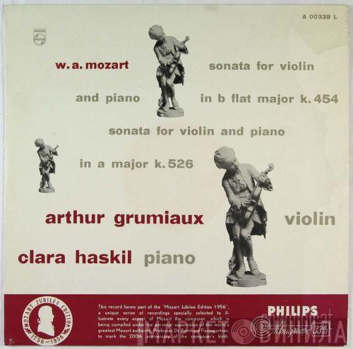 , Clara Haskil , Arthur Grumiaux  Wolfgang Amadeus Mozart  - Sonaten Für Klavier Und Violine