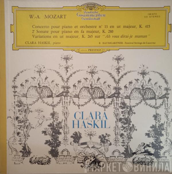 , Clara Haskil , Rudolf Baumgartner  Festival Strings Lucerne  - Concerto pour Piano et Orchestre nº13 en ut majeur, K415
