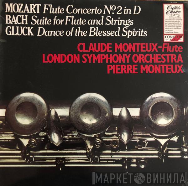 Claude Monteux Pierre Monteux The London Symphony Orchestra Wolfgang Amadeus Mozart Johann Sebastian Bach Christoph Willibald Gluck  - Flute Concerto In D Major / Suite No.2 In B Minor / Orphée Et Eurydice