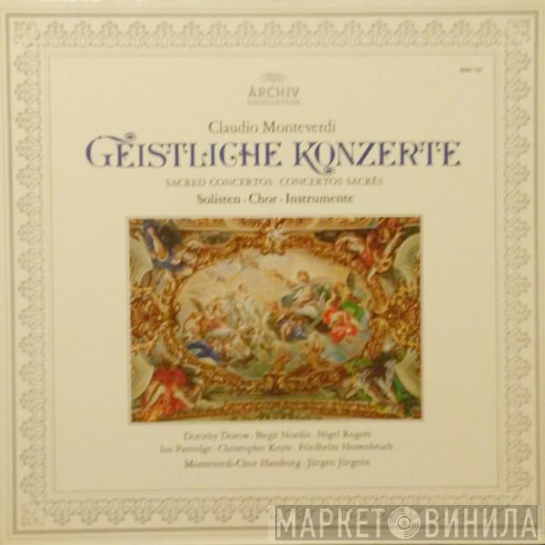 Claudio Monteverdi, Dorothy Dorow, Birgit Nordin, Nigel Rogers , Ian Partridge, Christopher Keyte, Friedhelm Hessenbruch, Monteverdi-Chor Hamburg, Jürgen Jürgens - Geistliche Konzerte = Sacred Concertos = Concertos Sacrés