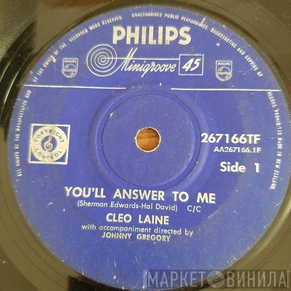  Cleo Laine  - You'll Answer To Me