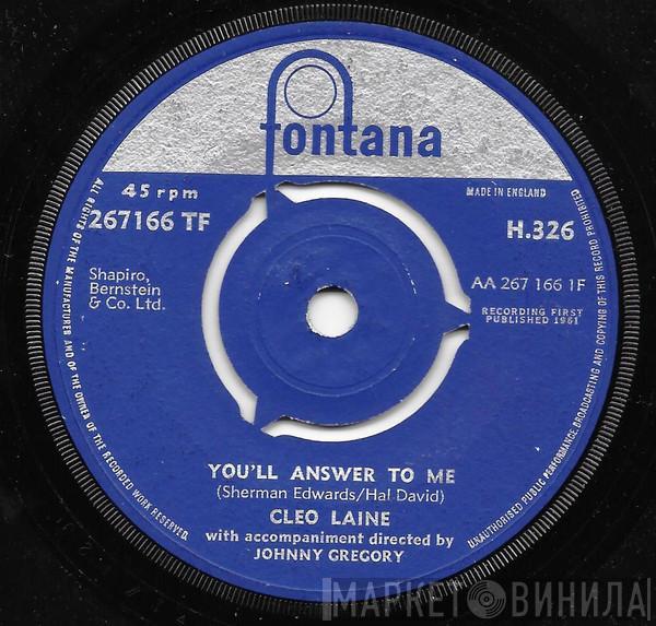  Cleo Laine  - You'll Answer To Me