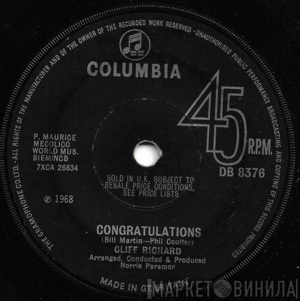  Cliff Richard  - Congratulations
