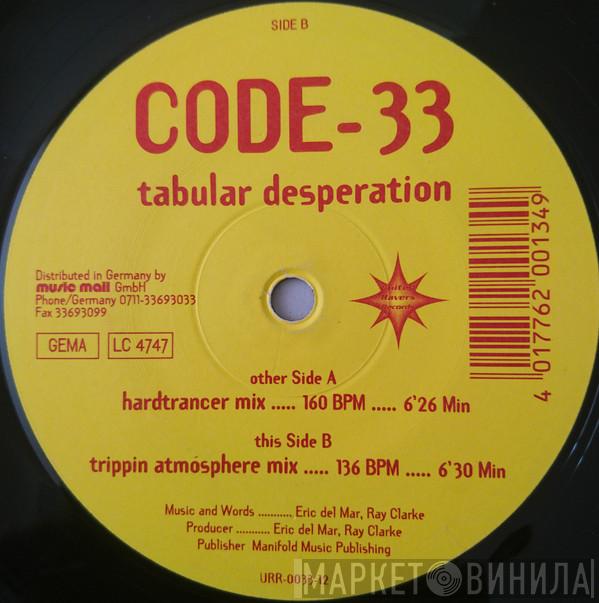 Code-33 - Tabular Desperation