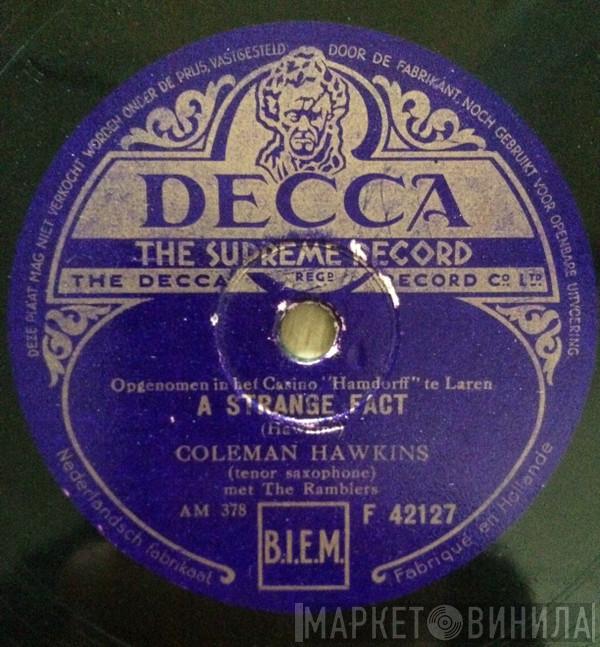  Coleman Hawkins  - A Strange Fact / Something Is Gonna Give Me Away