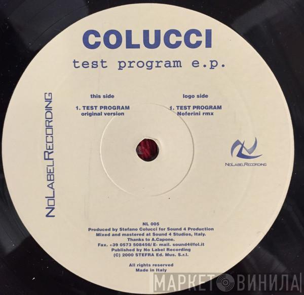 Colucci - Test Program EP