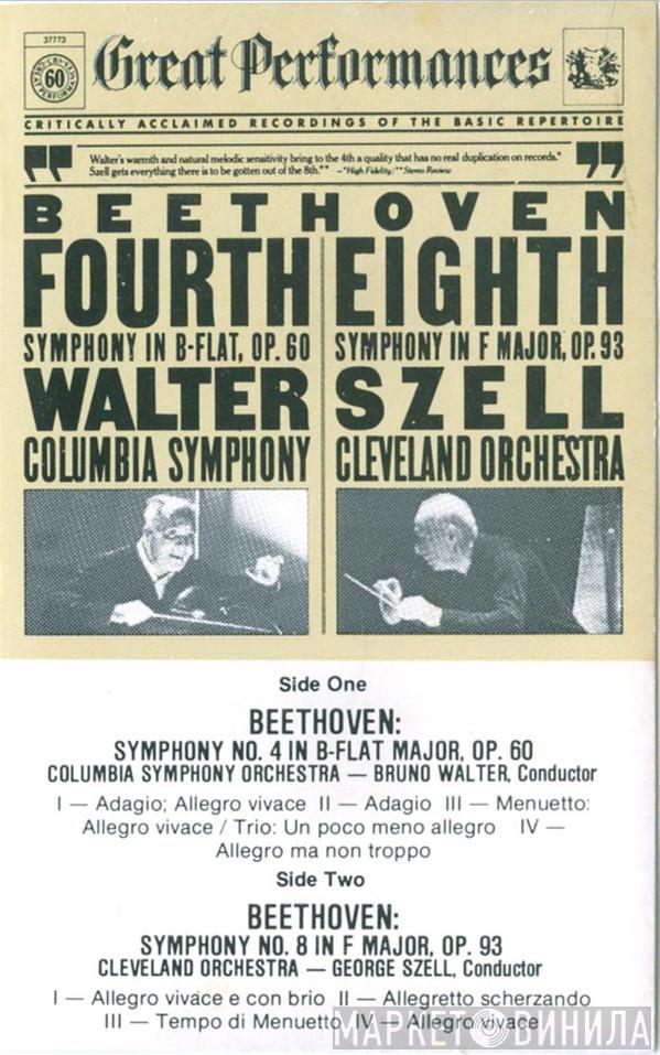 , Columbia Symphony Orchestra , Bruno Walter , The Cleveland Orchestra  George Szell  - Beethoven: Symphonies No. 4 & 8