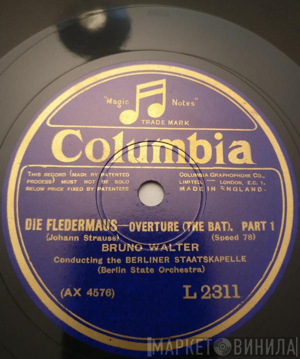 Conducting Bruno Walter  Staatskapelle Berlin  - Die Fledermaus