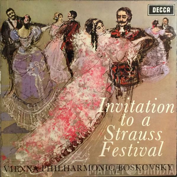 Conducting Willi Boskovsky  Wiener Philharmoniker  - Invitation To A Strauss Festival