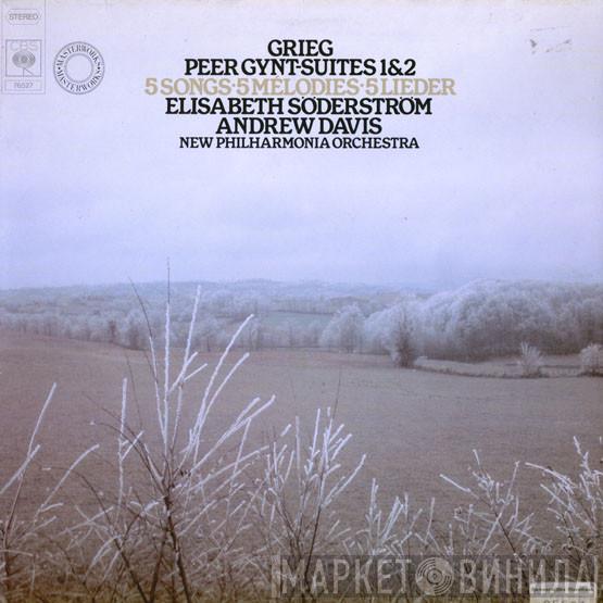 Conducts Andrew Davis , Elisabeth Söderström  Edvard Grieg  - Grieg: Peer Gynt Suites Nos. 1 And 2 / 5 Songs 5 Mélodies 5 Lieder
