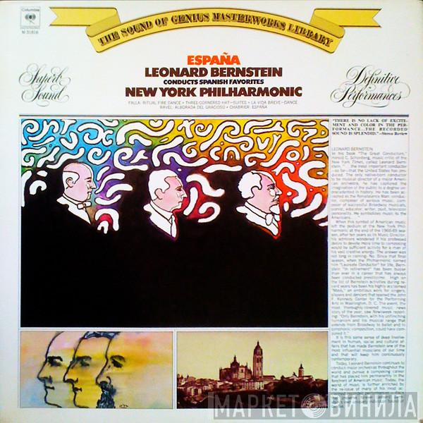 Conducts Spanish Favorites Leonard Bernstein  The New York Philharmonic Orchestra  - España