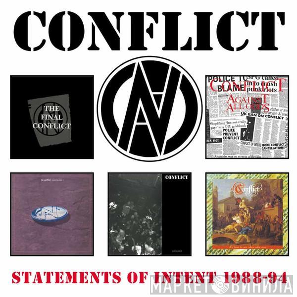 Conflict  - Statements Of Intent 1988-94