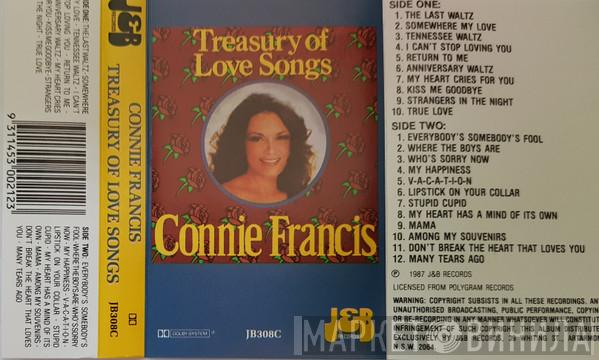  Connie Francis  - Treasury Of Love Songs