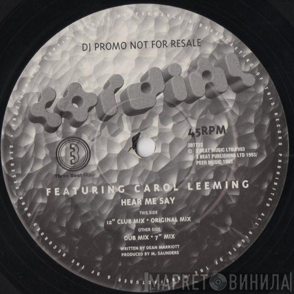 Cordial, Carol Leeming - Hear Me Say