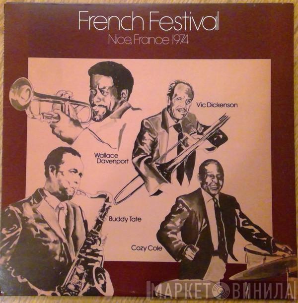 Cozy Cole, Buddy Tate, Wallace Davenport, Vic Dickenson - French Festival - Nice, France 1974