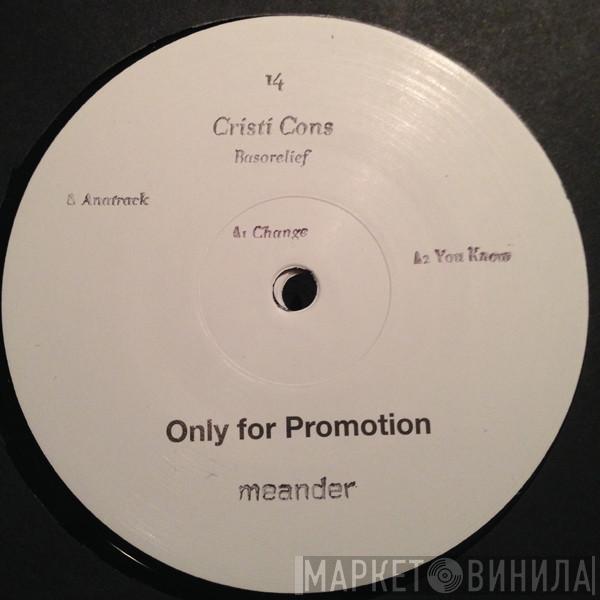 Cristi Cons - Basorelief