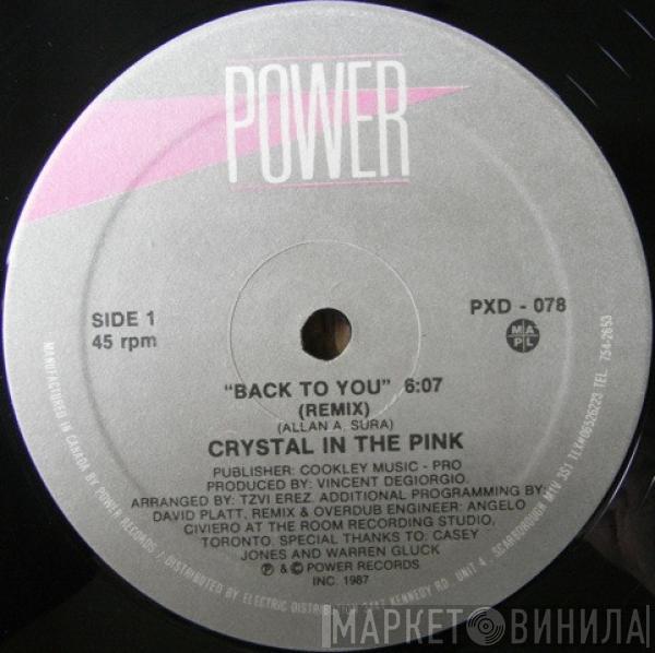 Crystal In The Pink - Back To You (Remix)