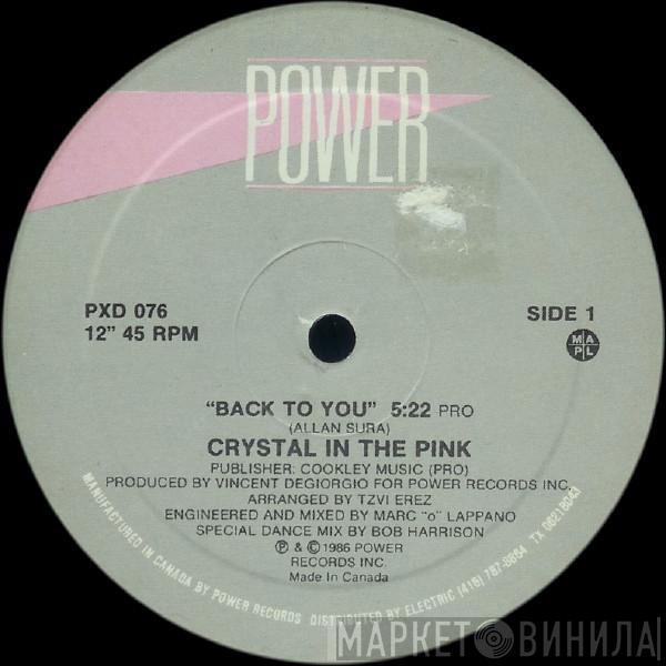 Crystal In The Pink - Back To You