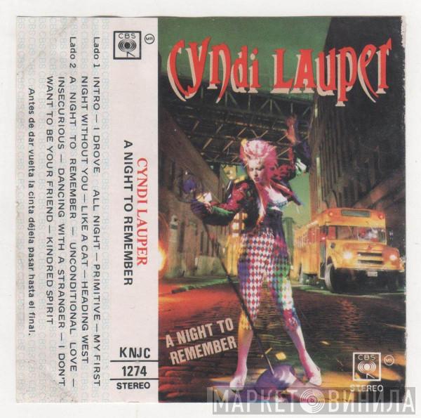  Cyndi Lauper  - A Night To Remember