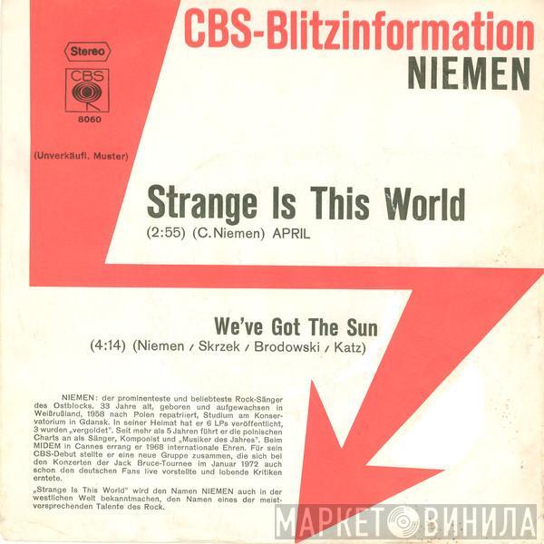 Czesław Niemen - Strange Is This World / We've Got The Sun