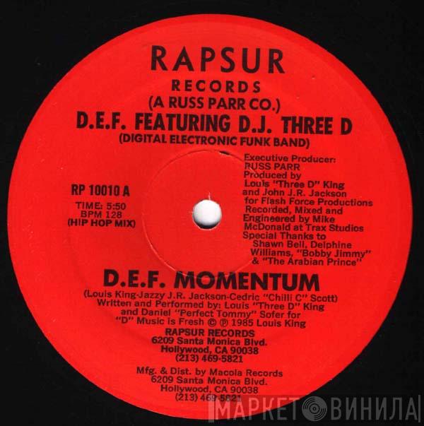 D.E.F. , DJ Three D - D.E.F. Momentum