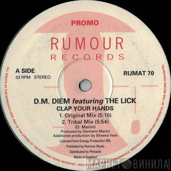 D M Diem, The Lick - Clap Your Hands