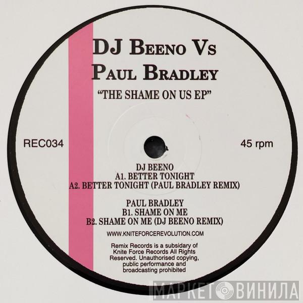 DJ Beeno, Paul Bradley  - The Shame On Us EP