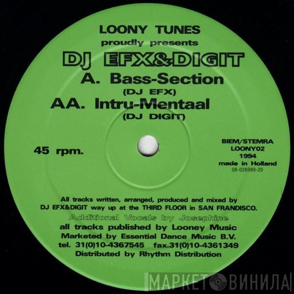 DJ EFX & DJ Digit - Bass-Section / Intru-Mentaal