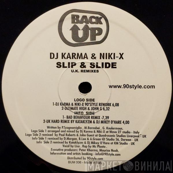 DJ Karma, Niki X - Slip & Slide (U.K. Remixes)