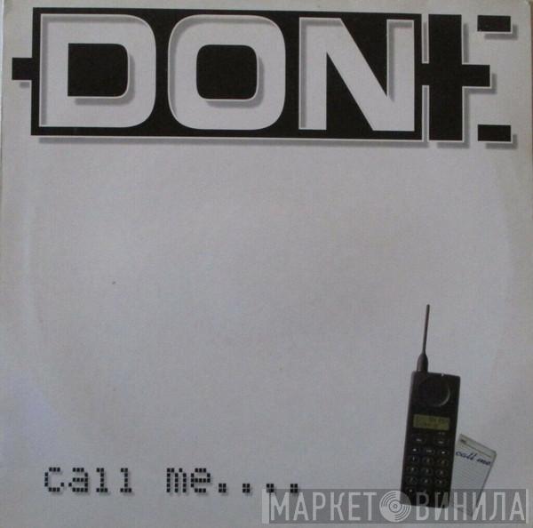 DON-E - Call Me