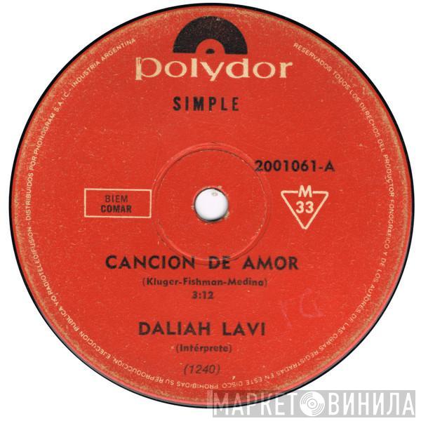  Daliah Lavi  - Cancion De Amor / Mejor Olvidar