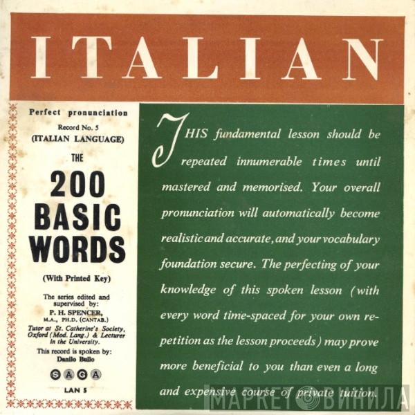 Danilo Bullo - Italian - The 200 Basic Words