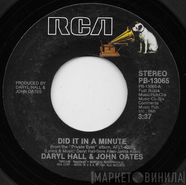 Daryl Hall & John Oates - Did It In A Minute