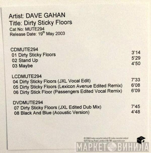  Dave Gahan  - Dirty Sticky Floors