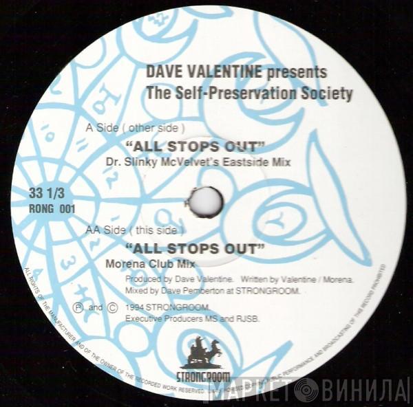 Dave Valentine, Self Preservation Society - All Stops Out