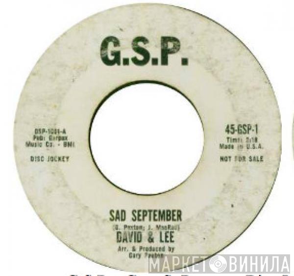  David & Lee  - Sad September