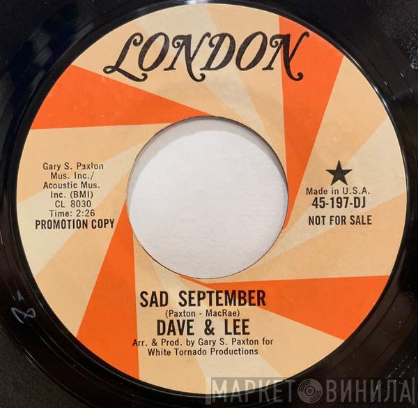  David & Lee  - Sad September