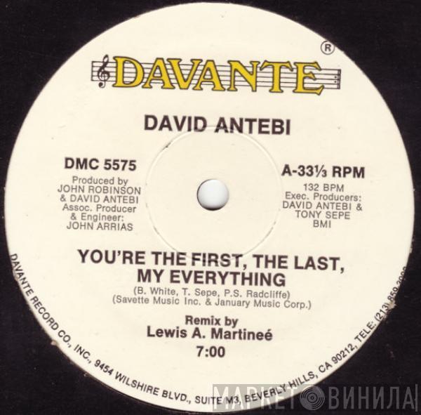David Antebi - You're The First, The Last, My Everything