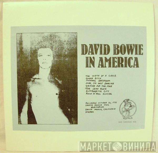  David Bowie  - In America