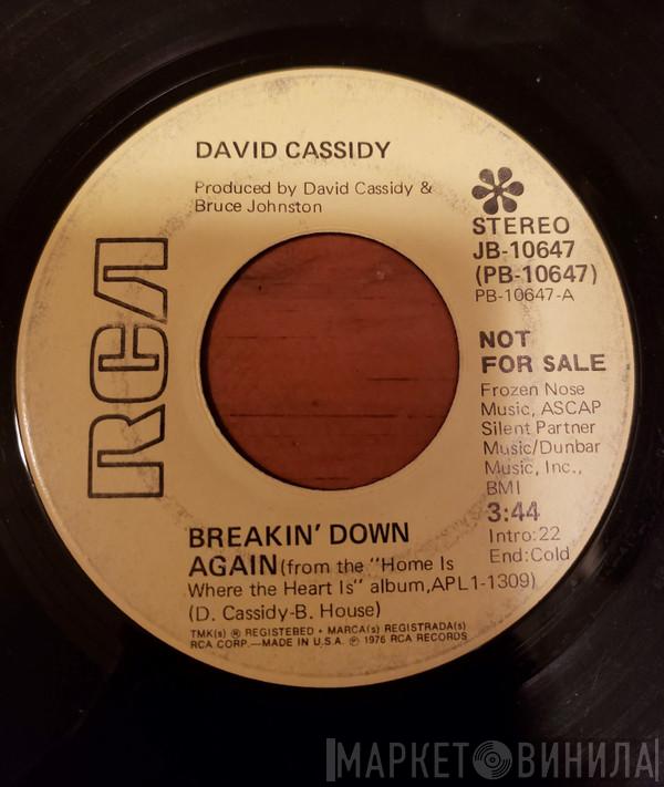  David Cassidy  - Breakin' Down Again