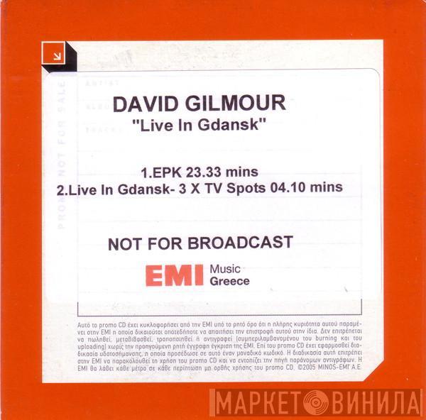  David Gilmour  - Live In Gdańsk