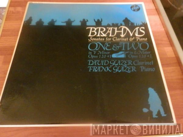 , David Glazer - Frank Glazer  Johannes Brahms  - The Sonatas For Clarinet And Piano, Op. 120