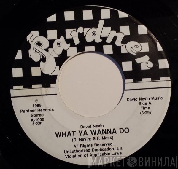 David Nevin - What Ya Wanna Do