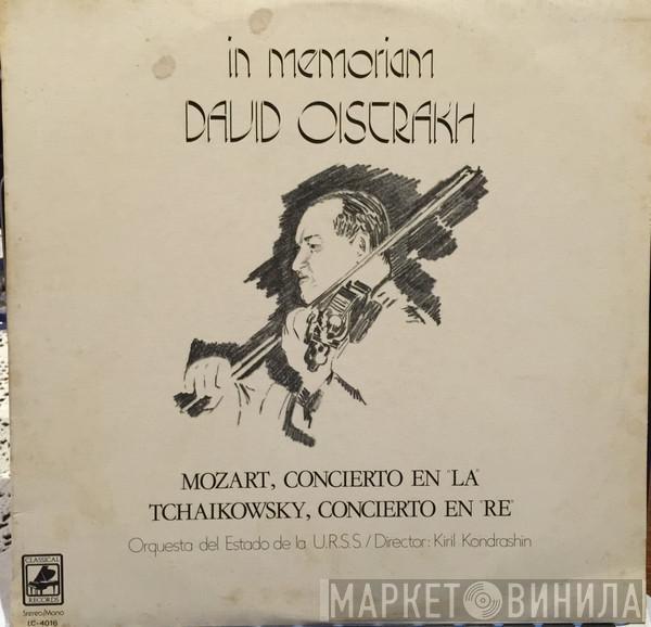 David Oistrach, Russian State Symphony Orchestra, Kiril Kondrashin - David Oistrakh - In Memoriam