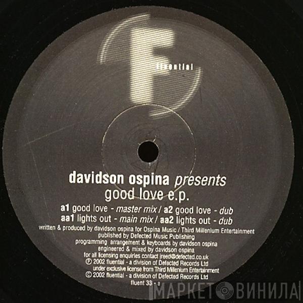 Davidson Ospina - Good Love EP