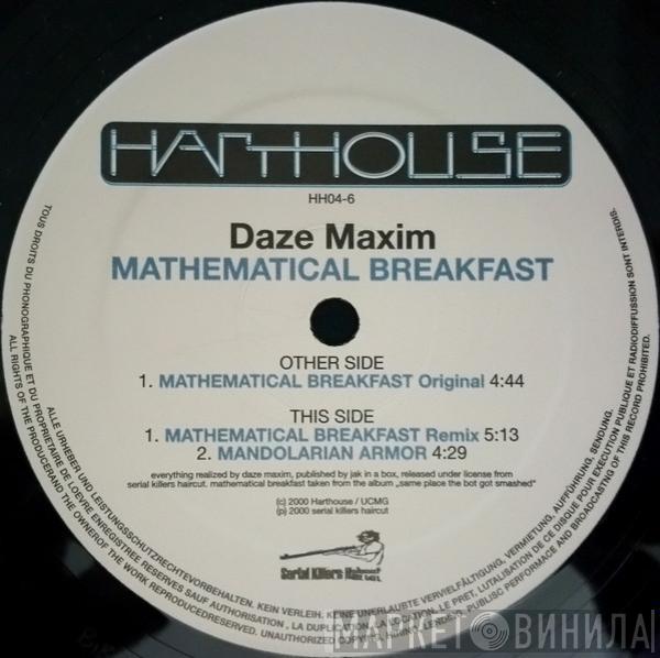 Daze Maxim - Mathematical Breakfast