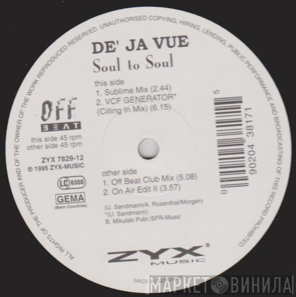 De' Ja Vue - Soul To Soul