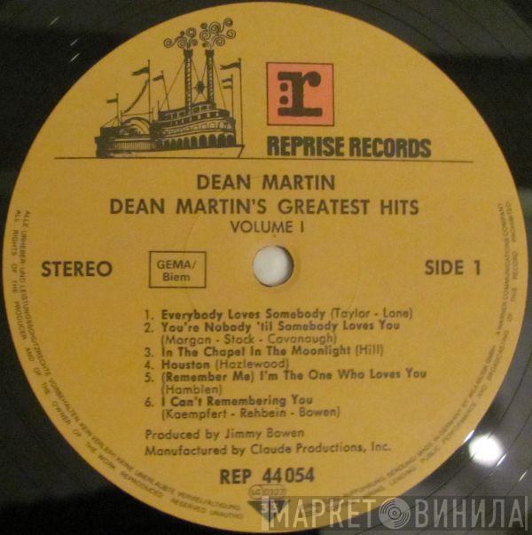  Dean Martin  - Dean Martin's Greatest Hits! Volume 1