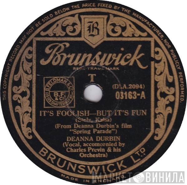 Deanna Durbin - It's Foolish But It's Fun / Old Folks At Home
