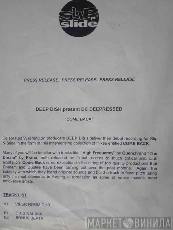 Deep Dish, DC Deepressed - Come Back